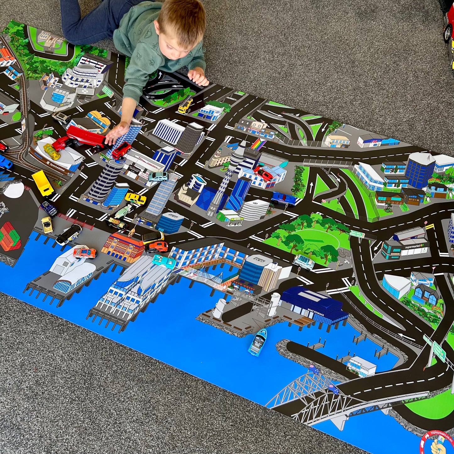 Auckland CBD Play Mat - 2m x 1m