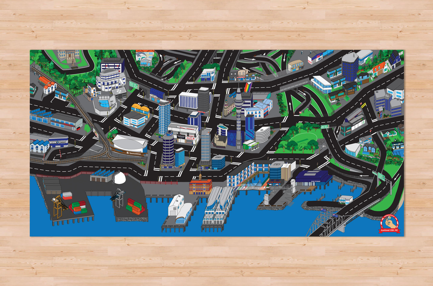 Auckland CBD Play Mat