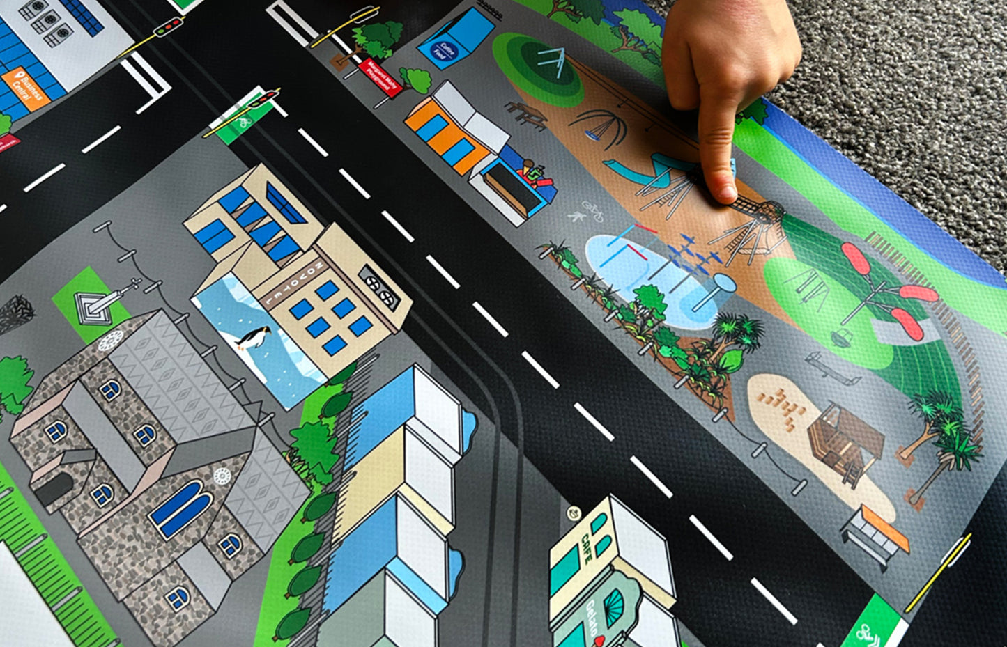 Ōtautahi Christchurch Play Mat - 2m x 1m