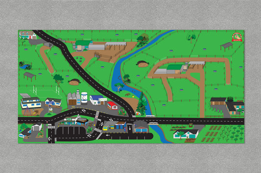 Dairy Farm Play Mat - 2m x 1m